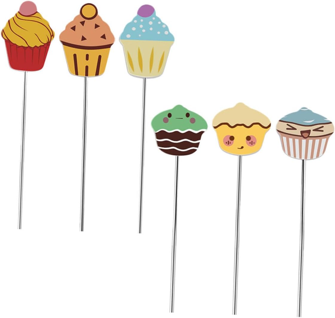 6pcs Stainless Steel Cake Testing Needles Multipurpose Baking Probes for Accurate Doneness Detection of Cakes Cookies Bread Essential Kitchen Tool for DIY Bakers and Professionals