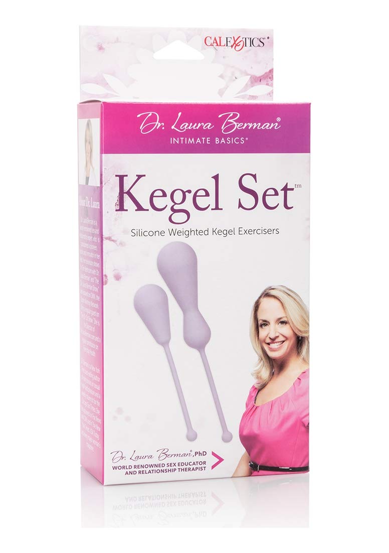 CalExotics - Dr. Laura Berman Set Kegeltrainer aus Silikon - Lila, 1 Stück