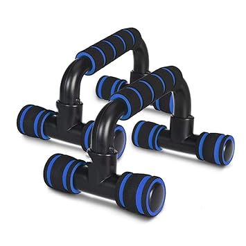 A L N® Push Up Bars Stand with Foam Grip Handle for Chest Press, Home Gym Fitness Exercise, Strength Training, Push Up Bars Stand for Men and Women(Multicolor)