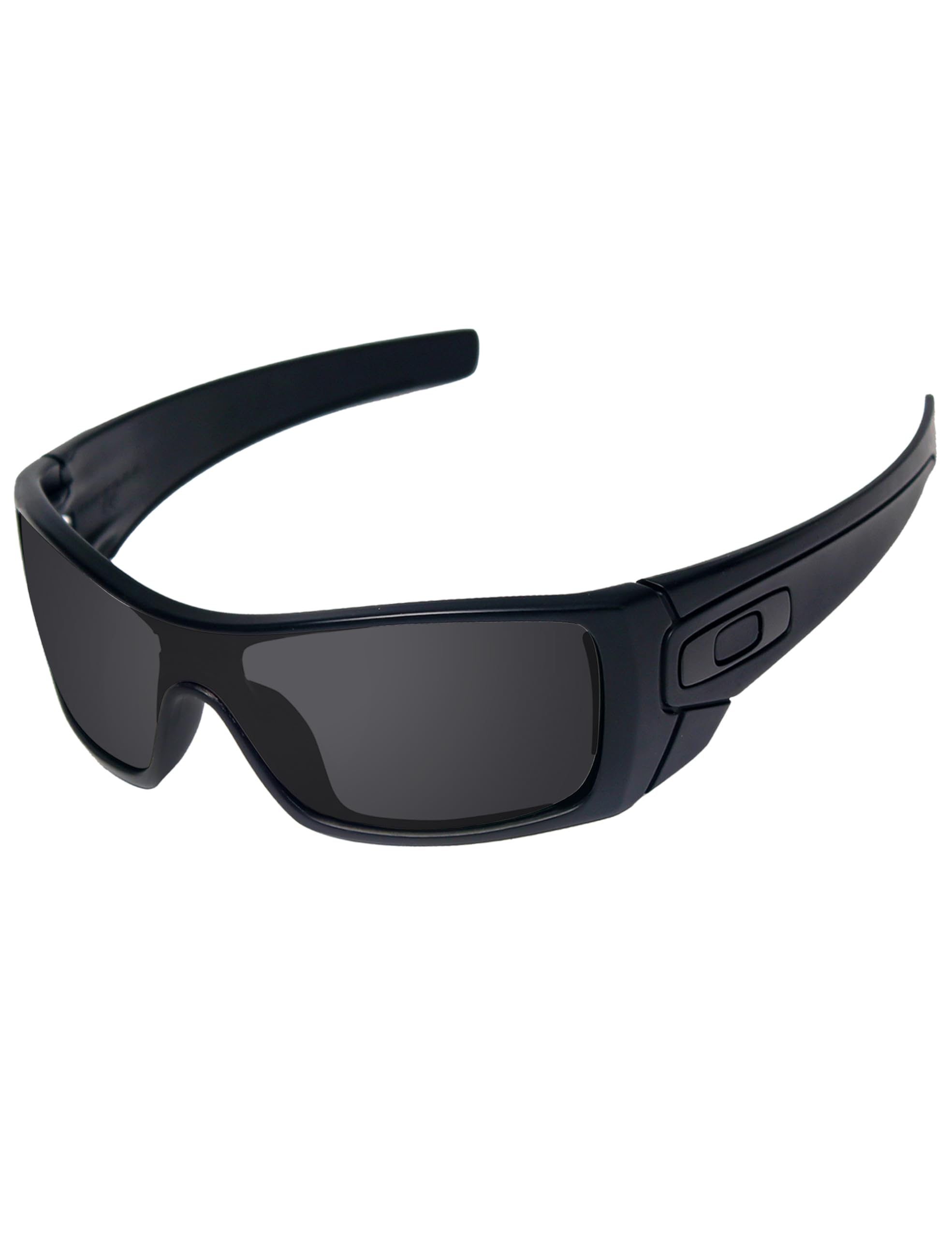 Lentes de repuesto polarizadas de 1,6 mm para gafas de sol Oakley Batwolf OO9101, protección UV, lente de espejo oscuro, piezas de reparación y kit