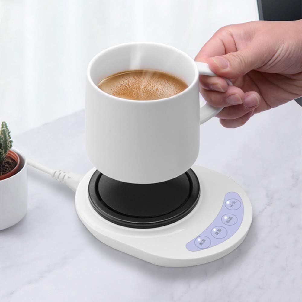 Constant Temperature Coaster Electric Heating Plate Heating can Boil Water 3 Levels of Temperature Control Automatic Power Off Suitable for Home and Dormitory Water Cup Insulation. Heater