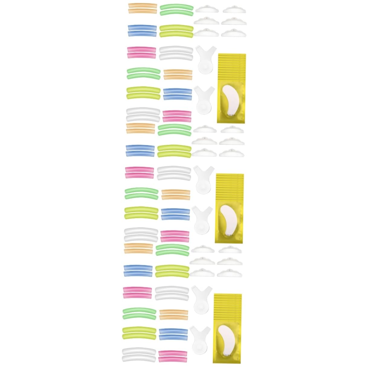 Ipetboom 3 Set Guarnizioni Elastiche Per Arricciare Le Ciglia Kit Per Laminazione Sopracciglia Guarnizione in Silicone Per Permanente Laminazione Ciglia Per Donne
