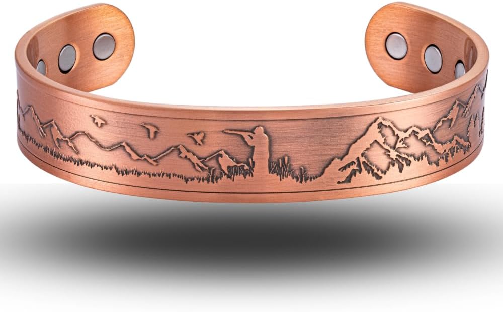 Willis Judd Mens Copper Bangle Hunter Bracelet