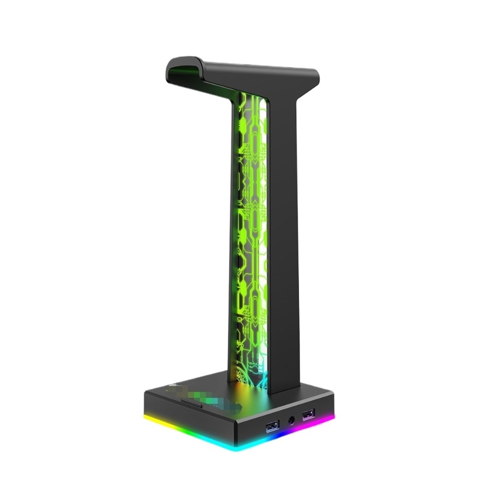 Soporte Auriculares Soporte For Auriculares RGB con For Puerto USB For Suspensión De Escritorio Porta