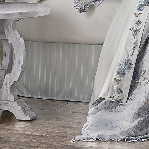 Royal Court Estelle Farmhouse Vintage Floral 4 Piece Comforter Set, Blue, King 104X92 #TOP1