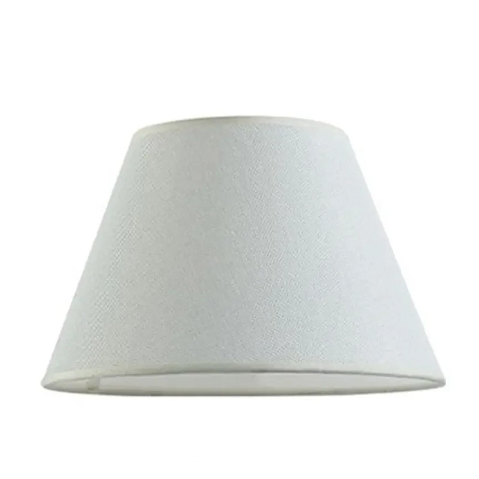 Luxemetals White-22X14x17cm Art Deco Fabric Lampshade For E27 Socket(White-22X14x17cm)