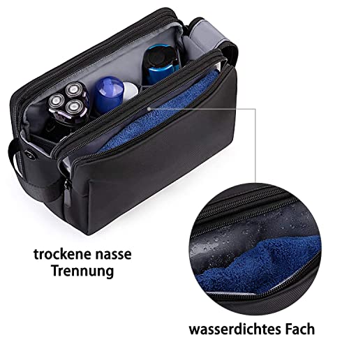 Kulturbeutel BAGSMART Kulturtasche für Herren, Kosmetiktasche