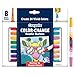 Crayola Color Changing Markers (8ct), No Bleed Markers for Adult Coloring, Dual Sided Marker Set, Cool Art Supplies, Gift for Teens