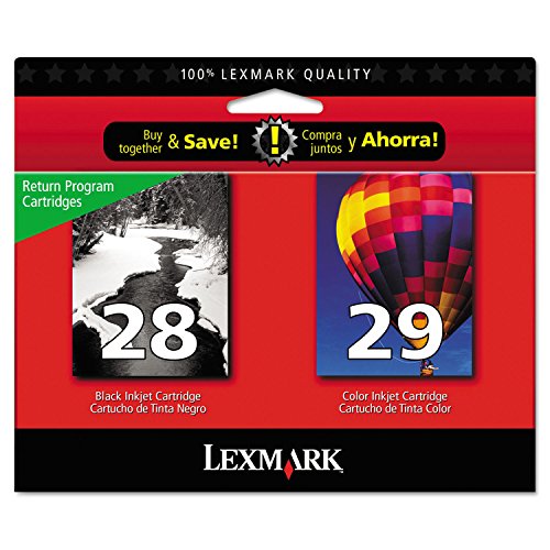 Lexmark 28/29 18C1590- Black and Color Return Program Ink