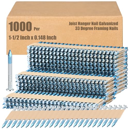 Tandefio 1000 Per Joist Hanger Nails Framing Nails Box...