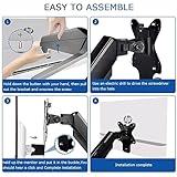 IFCASE Quick Attach Metal VESA Adapter for HP M Series Monitors M32f, M32fw, M27fwa, M27fw, M27fq, M27fd, M27f, M24fwa, M24fw, M24fd, M24f, M22f to Stand, Arm, Desk Mount (Black) - Image 6