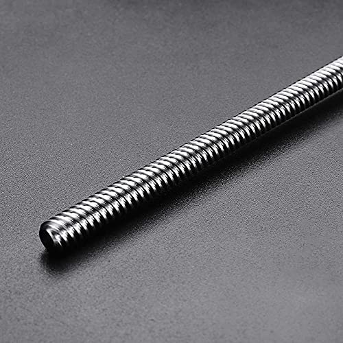 Lysee 3D Printer Parts & Accessories - 2pcs Anet ET4 345MM T8 Lead 8mm Lead Screw Z-axis Rods Thread +Copper Nuts for ET4+/ ET4 pro/ ET4X Prusa I3 3D Printer