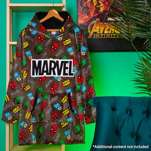 Marvel Blanket Hoodie,Soft and Comfortable Oversized Hoodie for Men and Women,Trendy Wearable Blanket Adults & Teens Can Wear2