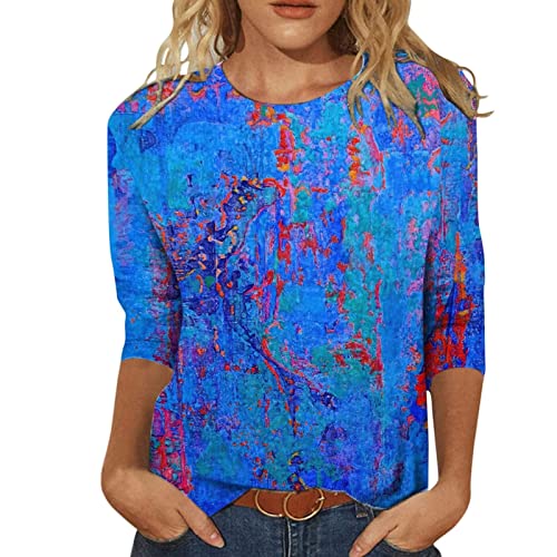 Manches 3/4 tops pour femmes parfaits pour une sortie décontractée