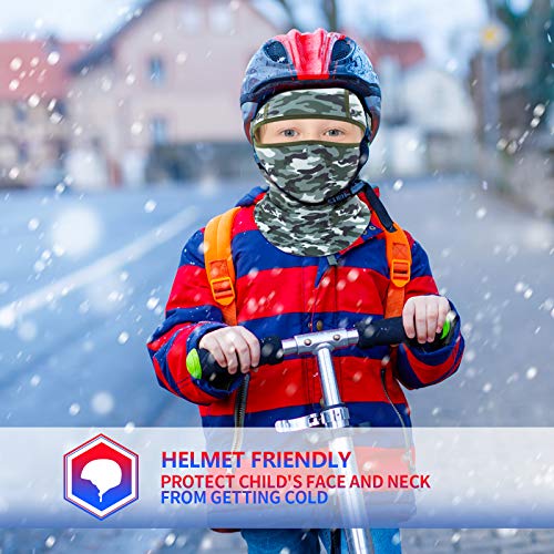 Venswell Kids Balaclava Windproof Ski Mask Winter Face Warmer for Cold Weather Boys Girls3