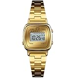 MARLION JEWELS Reloj analógico de Mujer clásico de Estilo Vintage, Resistente al Agua 3ATM., Acabado Sofisticado y Elegante. Reloj de Mujer Original con maquinaria de Cuarzo. (Oro)