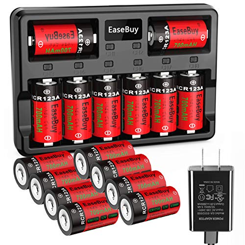 Top rechargeable batteries cr123a with charger for 2021 Sugiman Reviews
