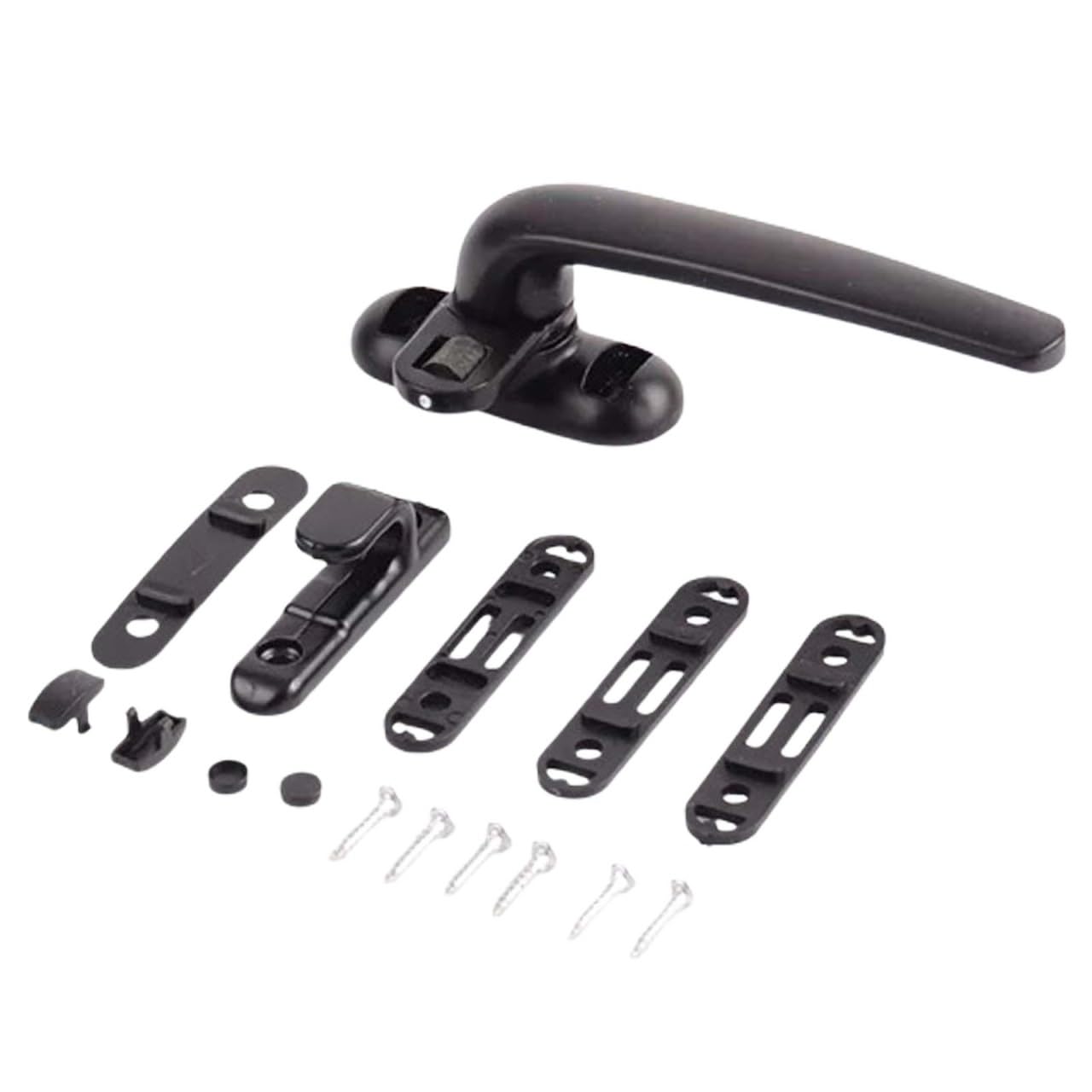 WDWDW Window Handles Lockable Casement Locking Aluminum Alloy Universal Left Right Multicolor