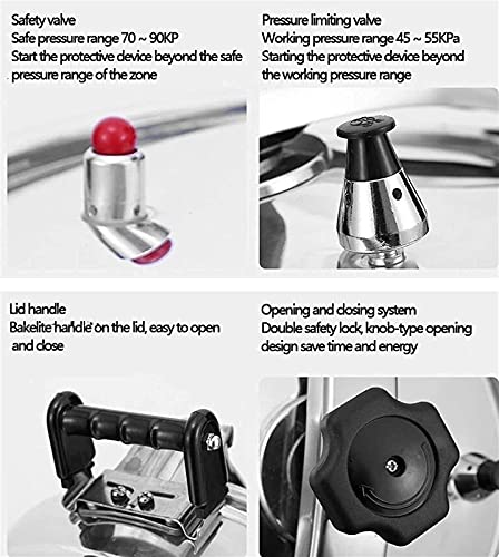 Explosion-Proof-High-Pressure-CookerCommercial-Large-Capacity-Stainless-Steel-High-Pressure-Cooking-Pot-Suitable-for-Gas-Induction-CookerSilver-22L