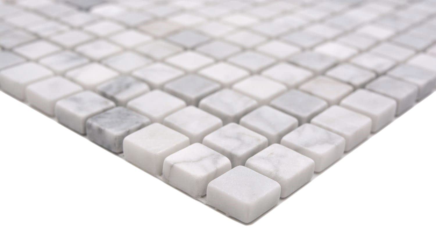 marmo mosaico pietra naturale mosaico marmo bianco opaco parete pavimento cucina bagno doccia