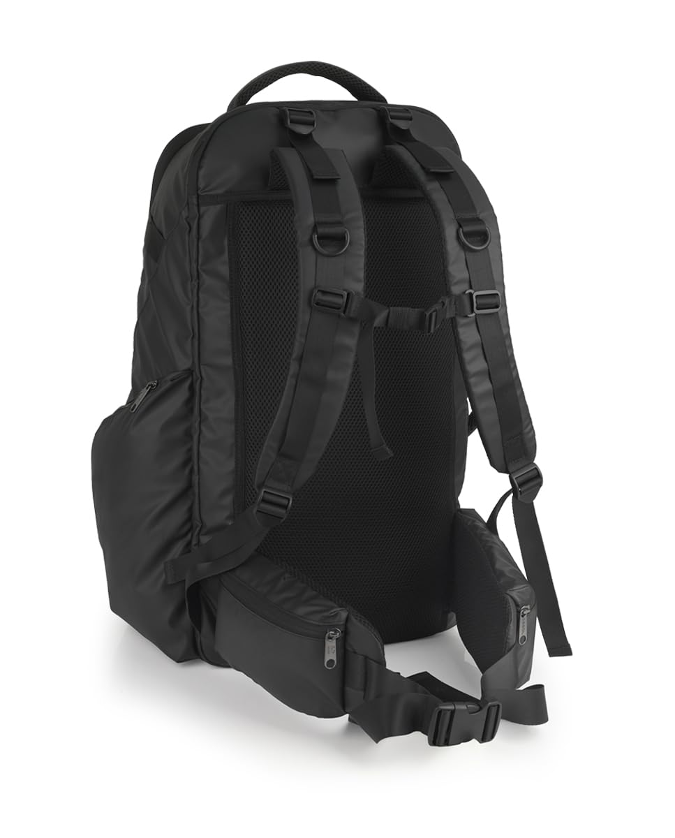 Gabol - Mochila de Viaje Multibolsillos Canada 34x61x35 cm con Capacidad 45 L y Peso 1,14 kg - 2 Compartimentos y Organizador Interno - Diseño Español en Poliéster Resinado - Negro