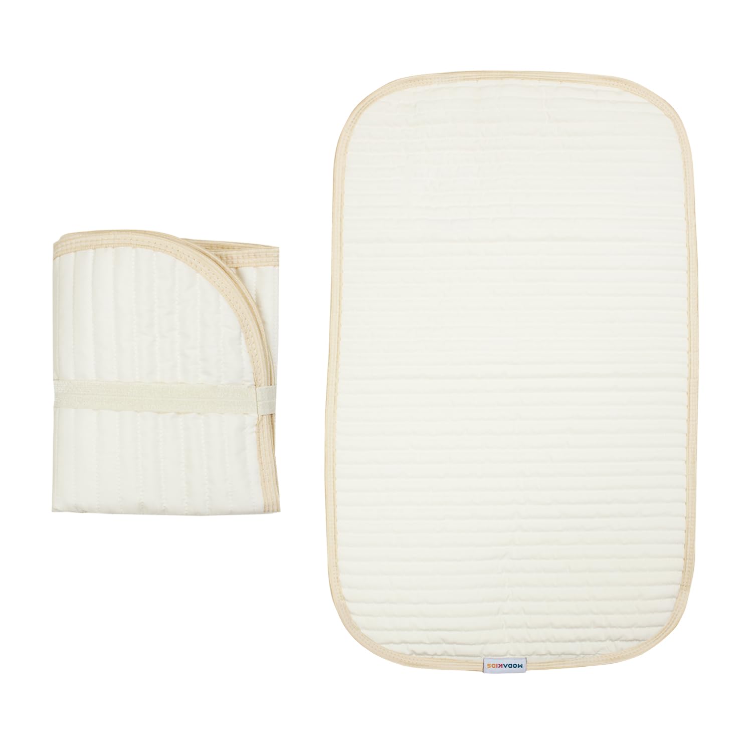 Portable Diaper Changing Pad-Quilted Thicker Waterproof Changing Pad-Change Pad Liner Bed Pad Play Mat-Travel Diaper Changing Pad (Flat)