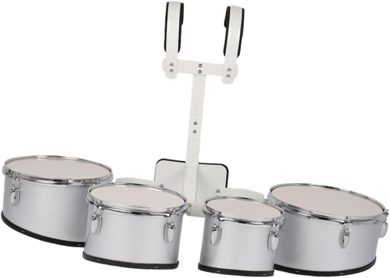 Fancyes Marching Drum Drum Multiple Tone Easy to Play Polyphonic Drum Drum Band for Children Party Instrument Student Adults Beginner, Four drums