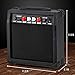 LyxPro Electric Guitar Amp 20 Watt Amplifier Built in Speaker Headphone Jack and Aux Input Includes Gain Bass Treble Volume and Grind - Black