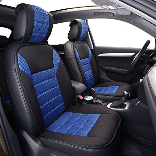 Fh Group Premium Car Seat Cushions Front Set With Gift – Universal Fit For Cars Trucks & Suvs (Blue) Fb201102 #TOP18