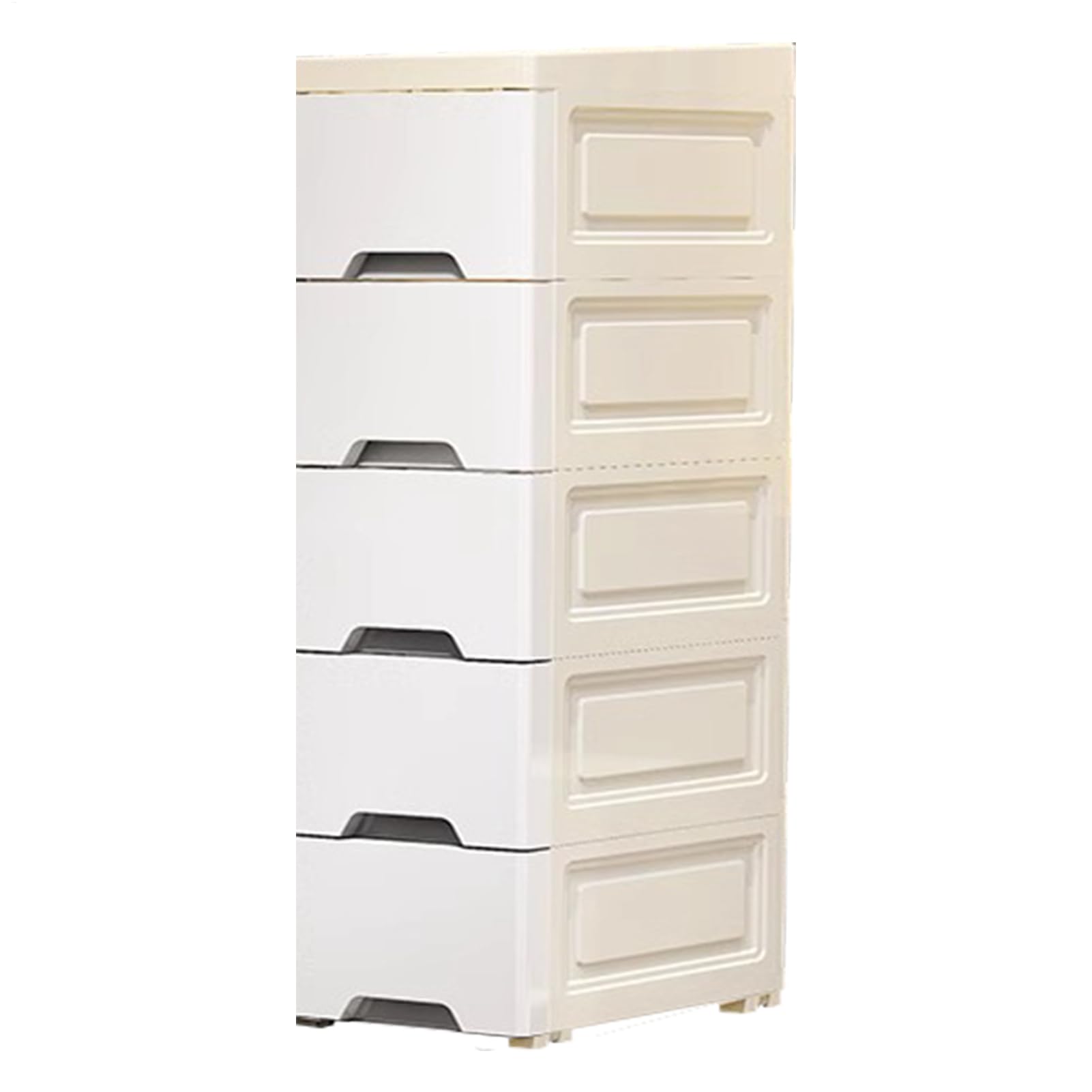 Generisch Badezimmerlagerschrank - Schmale Aufbewahrungseinheit | Schmaler Küchenschrank | 5-Tier-Schubladen Design vertikaler Organisator Regale für Hotel Apartment Miet Küche Restaurant Bad