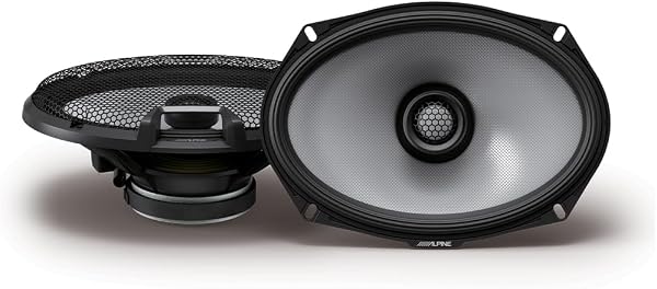 Alpine R2-S69 6x9” (16x24 cm) R-Series 2 Yollu Koaksiyel Hoparlör, Hi-Res Audio, 100W RMS / 300W Peak, 4 Ohm, Güçlü Araç İçi Ses Sistemi