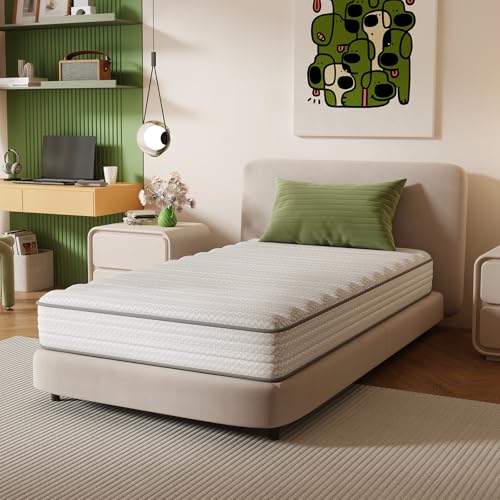 Novilla Twin Mattress, 8 Inch Twin Size Mattresses in a...