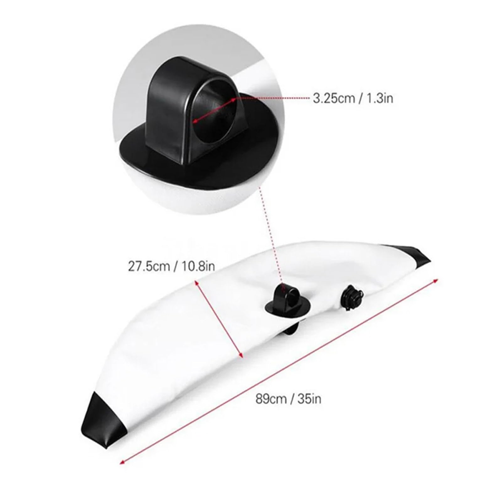 Sistemi stabilizzatori galleggianti da Pesca per Barche da Kayak, stabilizzatori galleggianti gonfiabili in PVC per Kayak, stabilizzatori per Canoe d ' Acqua