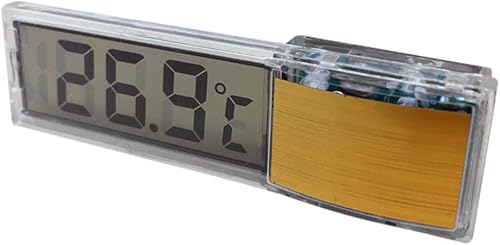 Miniatura 3 de balacoo Termómetro de acuario Termómetro de tanque de peces, temperatura digital de terrario de agua con ventosa para peces reptiles lagarto tortuga