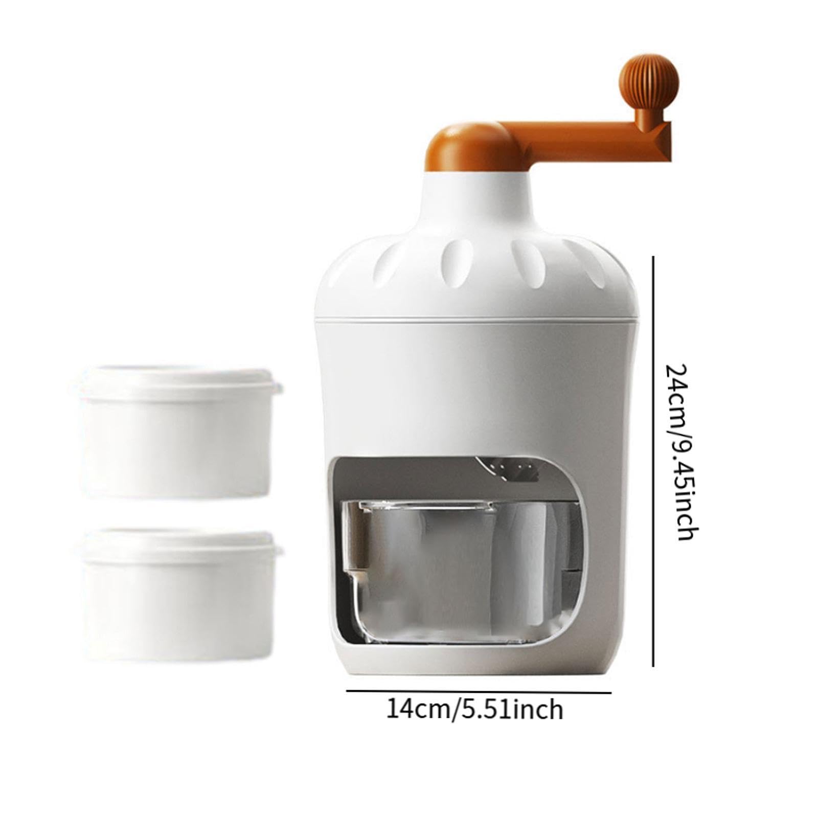 Raspador de Hielo Manual para Conos de Nieve Y Granizados, Ideal para Uso Doméstico, L