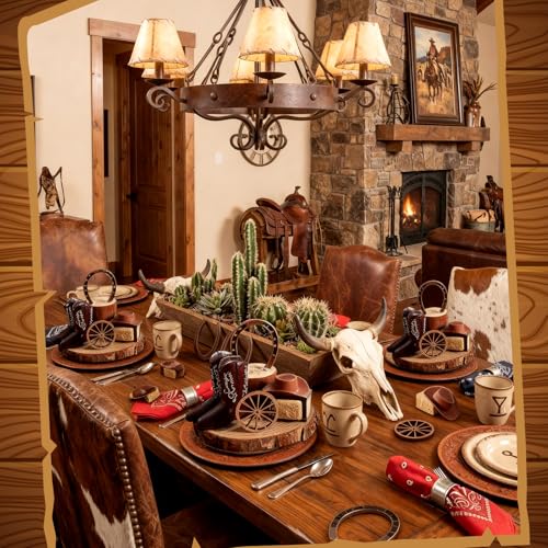 Janinka Western Cowboy Centerpieces for Tables Party, Mini Decor, 72 Pcs by Janinka - Used condition - Image 3