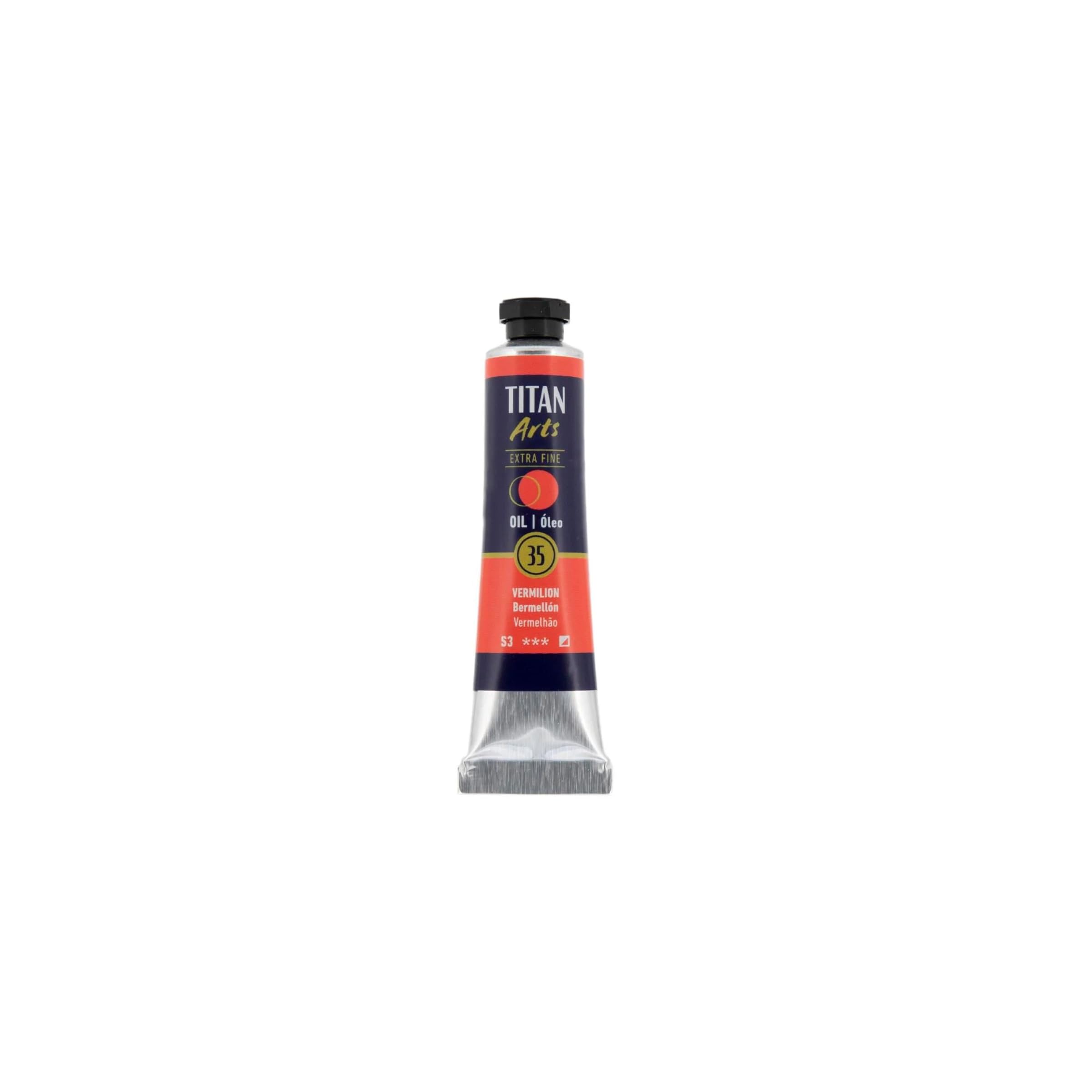 ÓLEO BERMELLÓN TITAN Extrafino 6 - 20ml. Nº 35