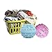 BERON Eco-Friendly Wash Ball Super Laundry Balls for 1500 Washings,Set of 2(Light Blue and Light Purple)