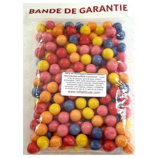 La Chaise Longue - Boules de Chewing Gum 500 GR, Paquet