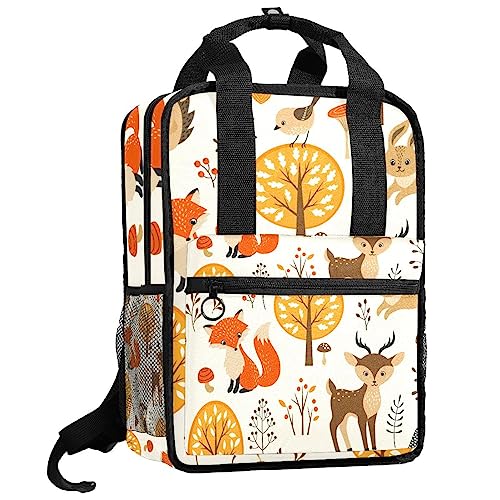 Sac à dos pour garçons et filles avec bretelles réglables motif animal multicolore