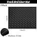 LDHHYH 4 x 6 FT Utility Truck Bed Mat, All Weather Truck Bed Liner Mat Universal Size, Plastic Cargo Liner Protection Cargo Mat for Your Truck Van SUV Pickup – Black