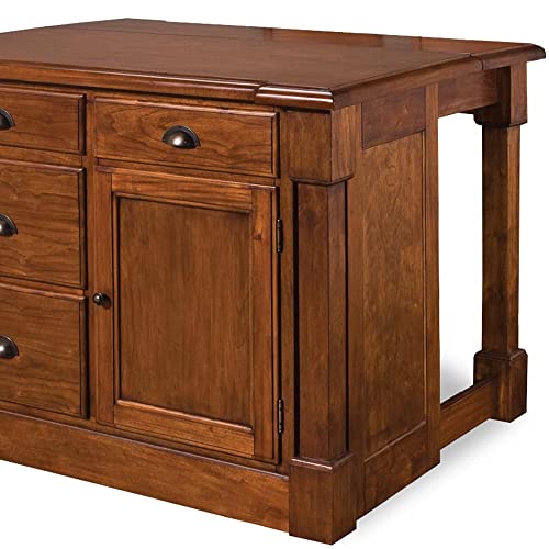 Aspen Rustic Cherry Kitchen Island By Home Styles #TOP7