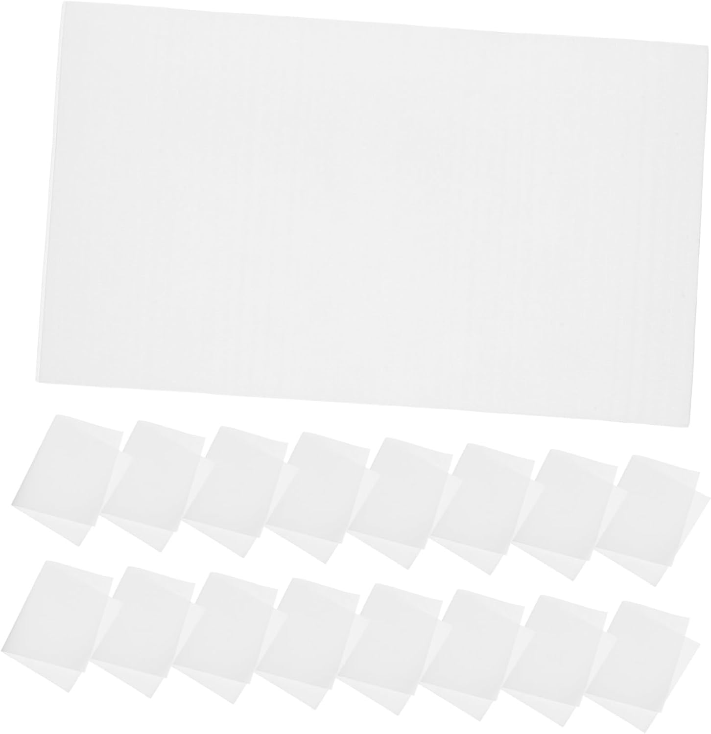 100pcs Foam Packaging Bags 15x25cm Cushion Wrap Pouches Protective Foam Material for Shipping Fragile Dishes Glassware Packing Supplies
