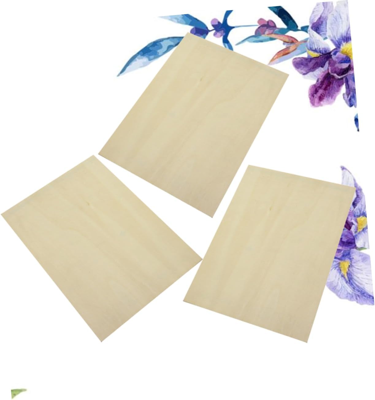 Angoily 3pcs Basswood Carving Blocks Basswood Drawing Board Craft Board Unfinished for Art Painting Plate