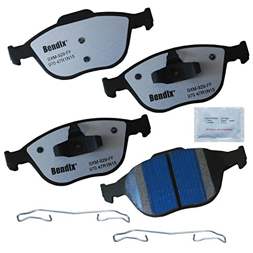 Image of Bendix Fleet Metlok MKD970FM Semi-Metallic Front Brake Pads for Ford Focus 2004-2002, Transit Connect 2013-2010