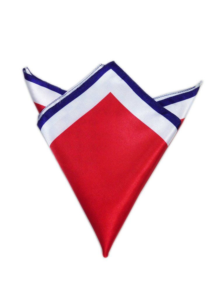 blacksmith White and Red Pocket Square for Men-picture-15