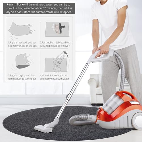 Ncone G68998134P575C611S1226 Office Chair Mat, Round Floor Mat thumb #5
