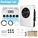 DC 12V Universal Electric RV Truck Air Conditioner 12000 BTU Camper A/C Unit Fast Cooling Mini Split Air Conditioner Fit for RV Motorhome Bus Semi Trucks Van Tractor Automotive Air Conditioner White