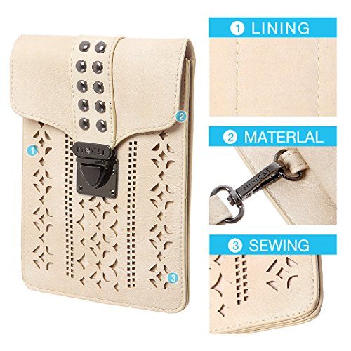 Image of Small Phone Crossbody Bag for Women,RFID Blocking Cell Phone Purse with Card Slots,Faux Leather Cross body Wallet for Daily | Small