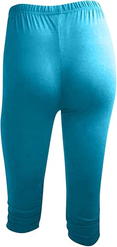 Miniatura 2 de Leggings capri para mujer, pantalones de yoga para correr, fitness, elásticos, talla grande, elásticos, pantalones capri para entrenamiento